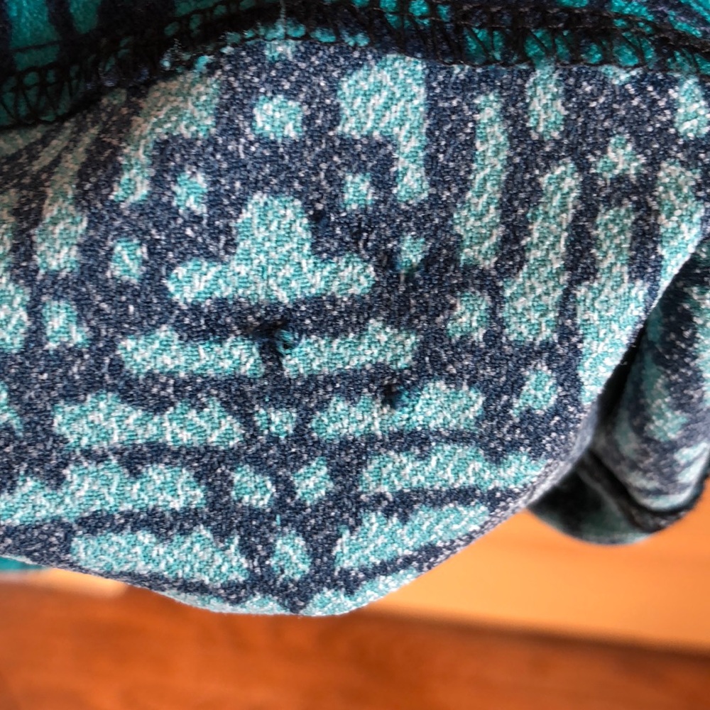 Patterned Long Sleeve Mini Dress - Picture 5 of 6